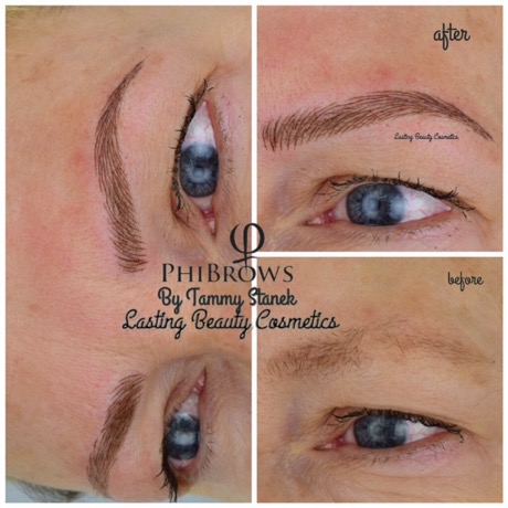 Permanent Eyebrows Microblading by Tammy Stanek of Lasting Beauty Cosmetics